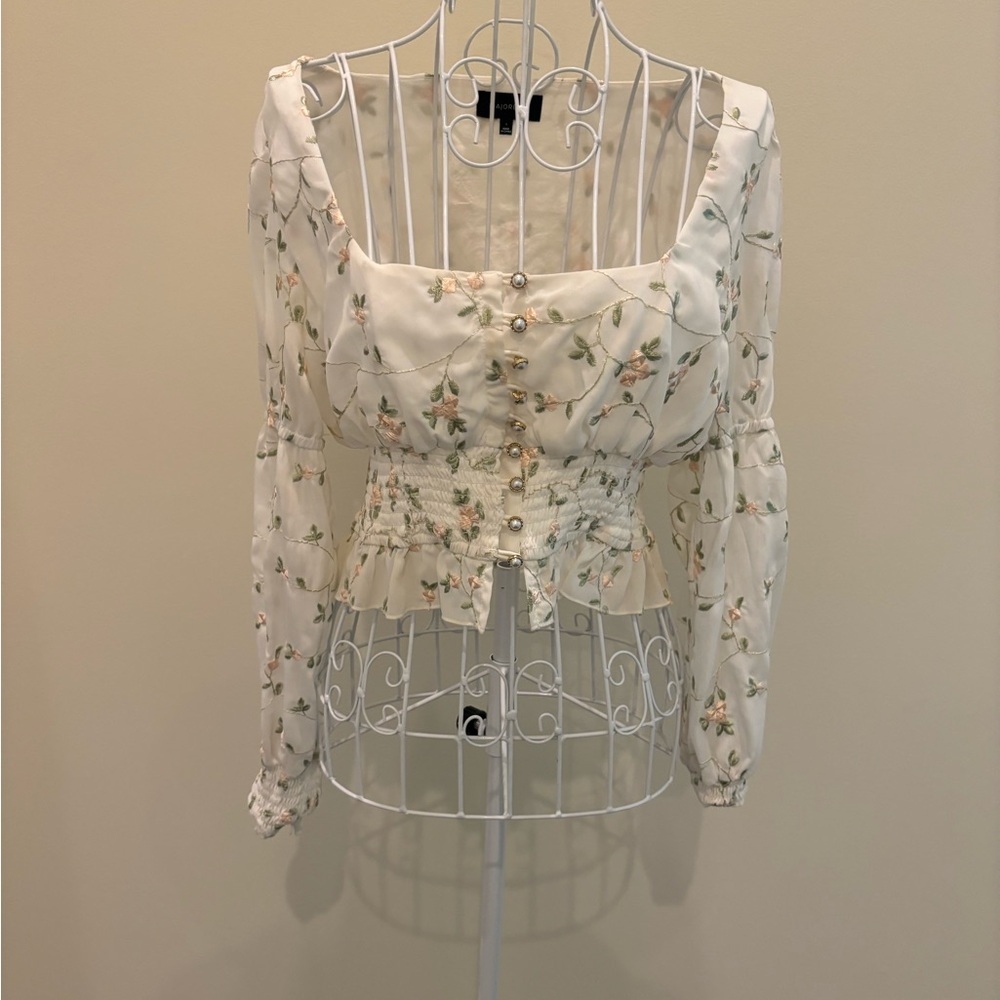 Floral Long Sleeve Blouse
